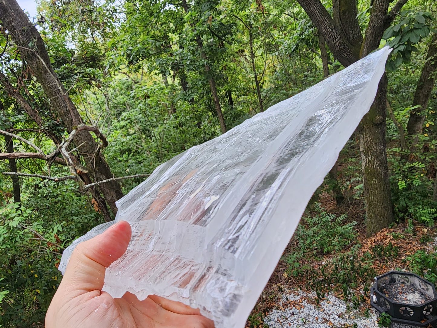 Large True Selenite Crystal Plate