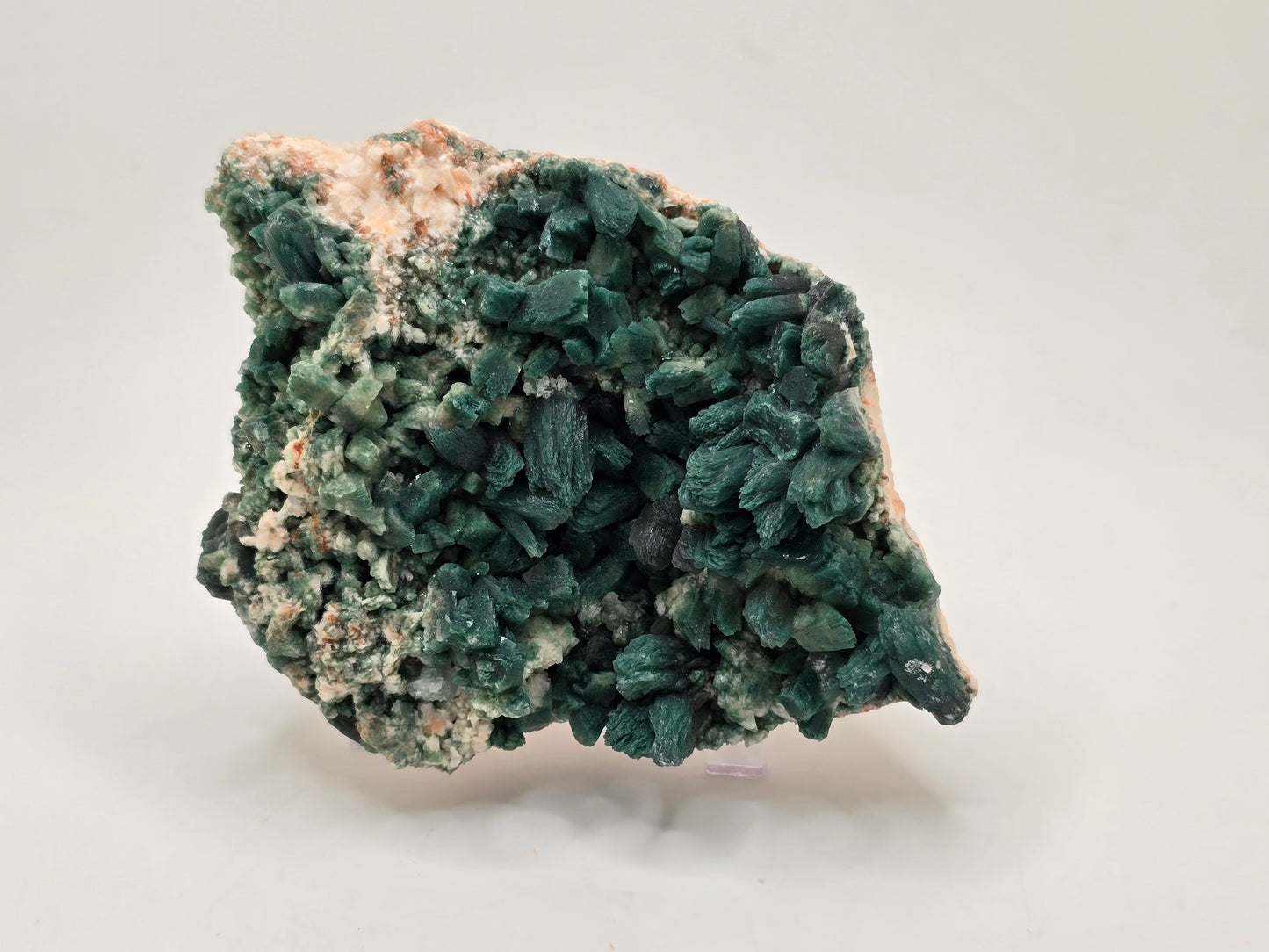 Green Heulandite and Stillbite Cluster Statement Piece || #81