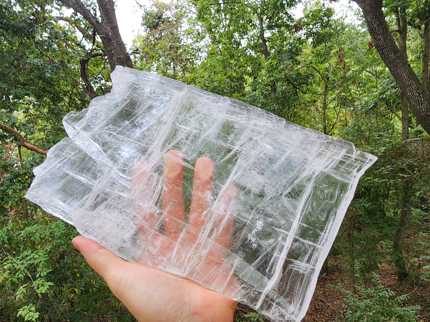 Large True Selenite Crystal Plate