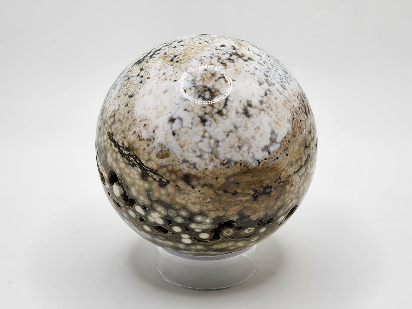 Veinless Ocean Jasper Sphere