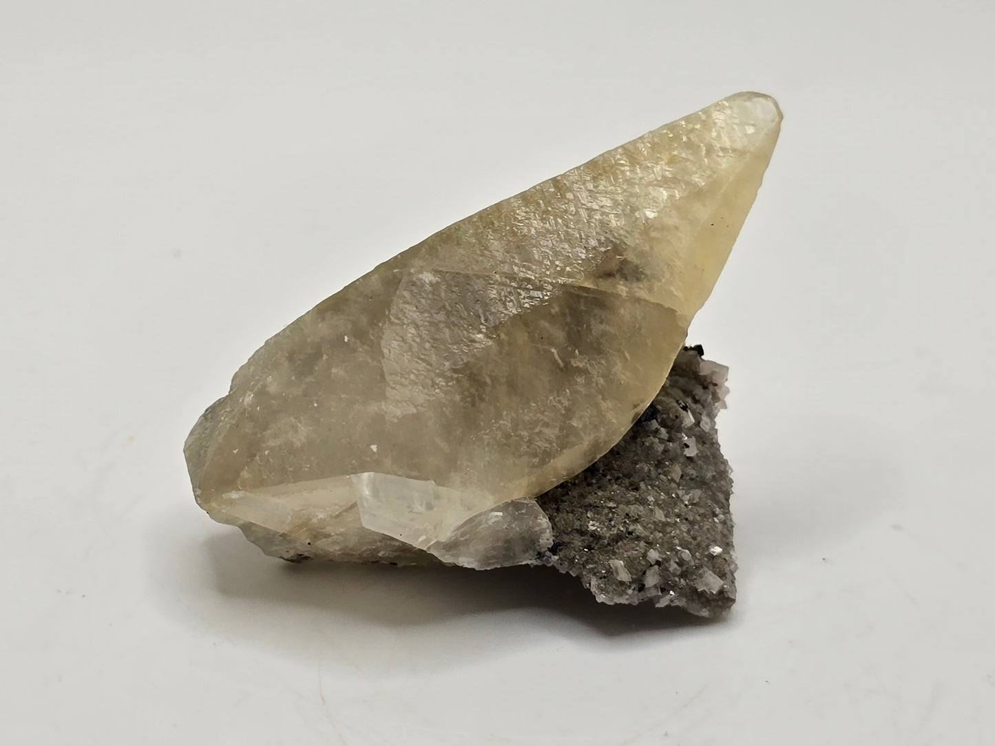 Sweetwater Calcite Cluster with Chalcopyrite || #99