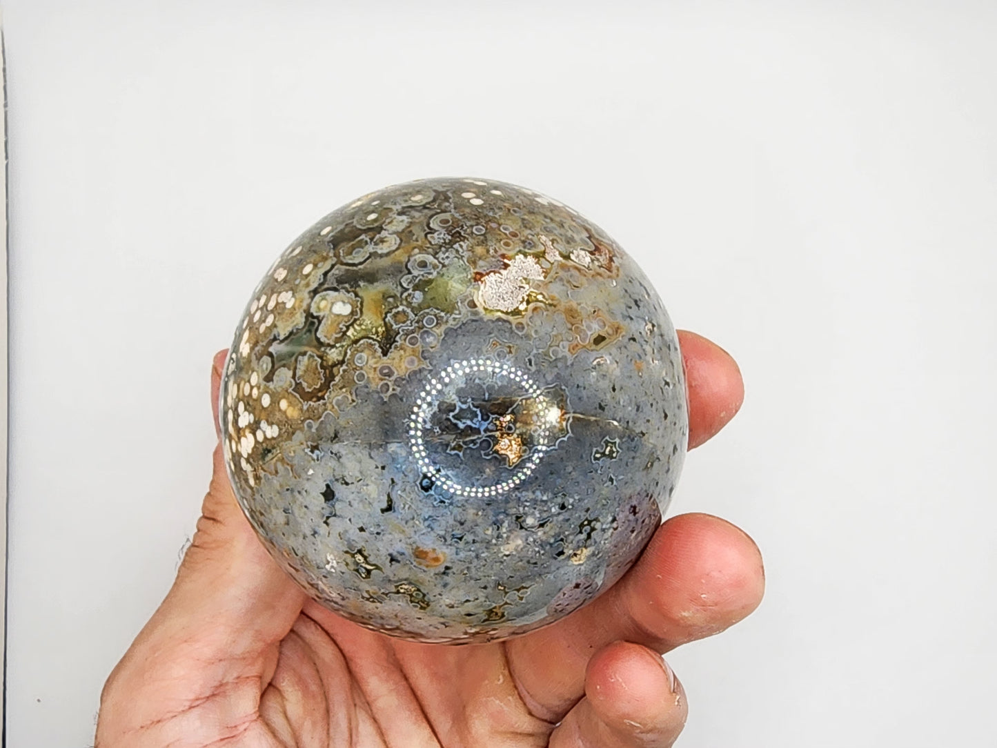 Veinless Ocean Jasper Sphere