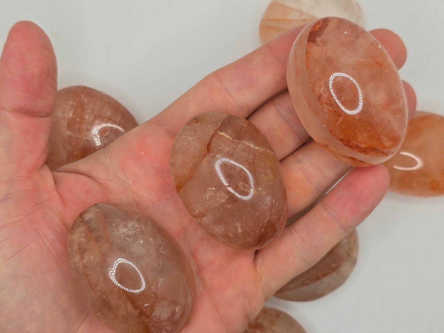 Hematoid Quartz Palmstone