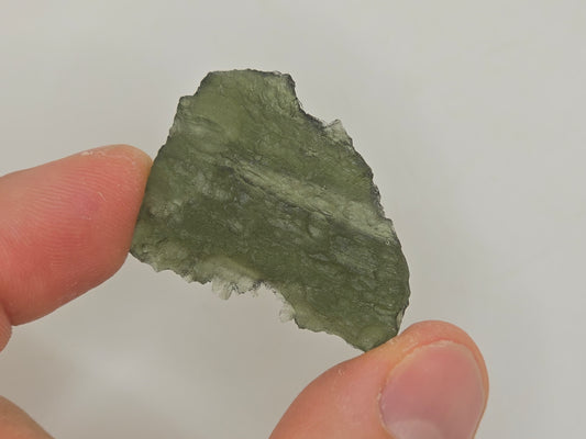 Genuine Moldavite Crystal || Raw Moldavite || #77