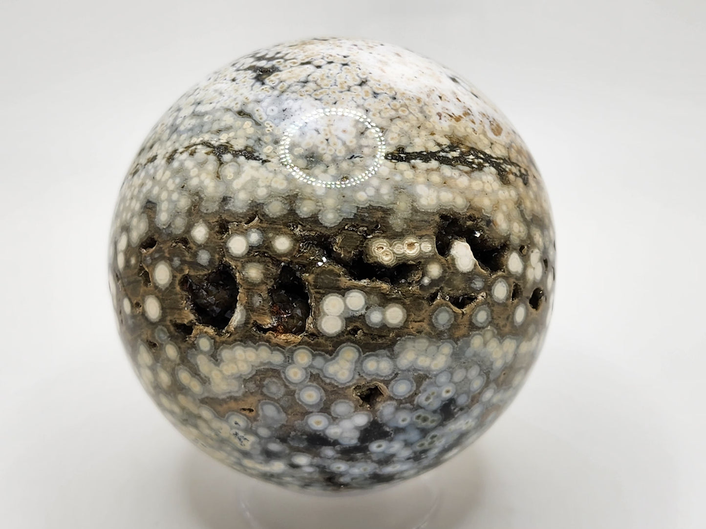 Veinless Ocean Jasper Sphere