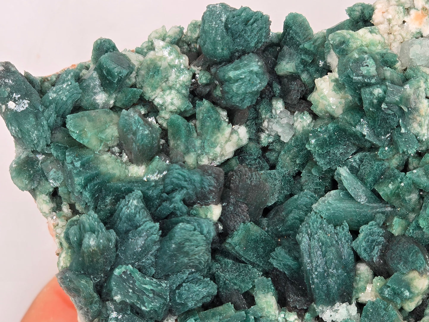 Green Heulandite and Stillbite Cluster Statement Piece || #81