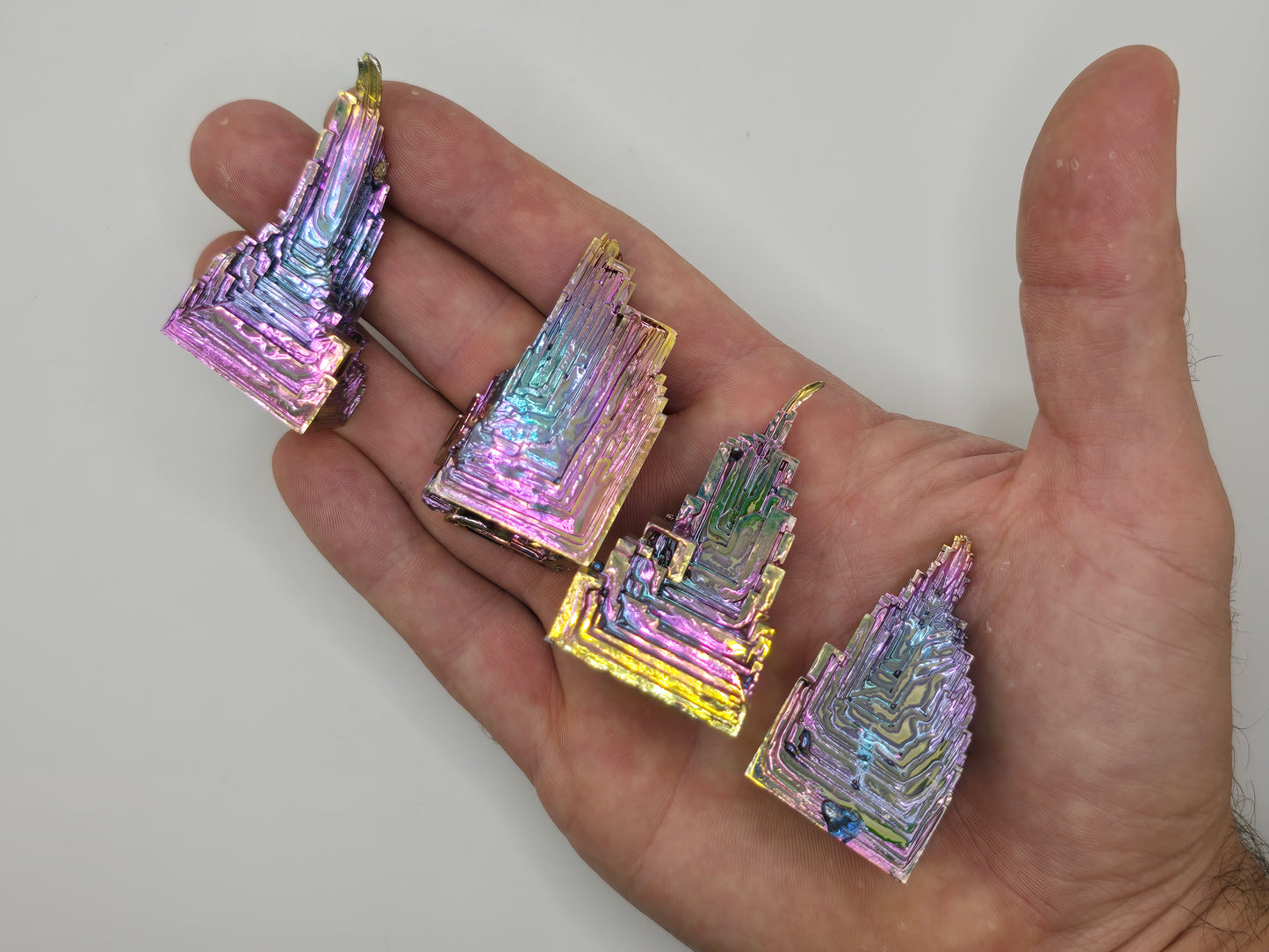 Bismuth Crystals || Pick your Size || Man Made Crystal || Iridescent Bismuth Crystal