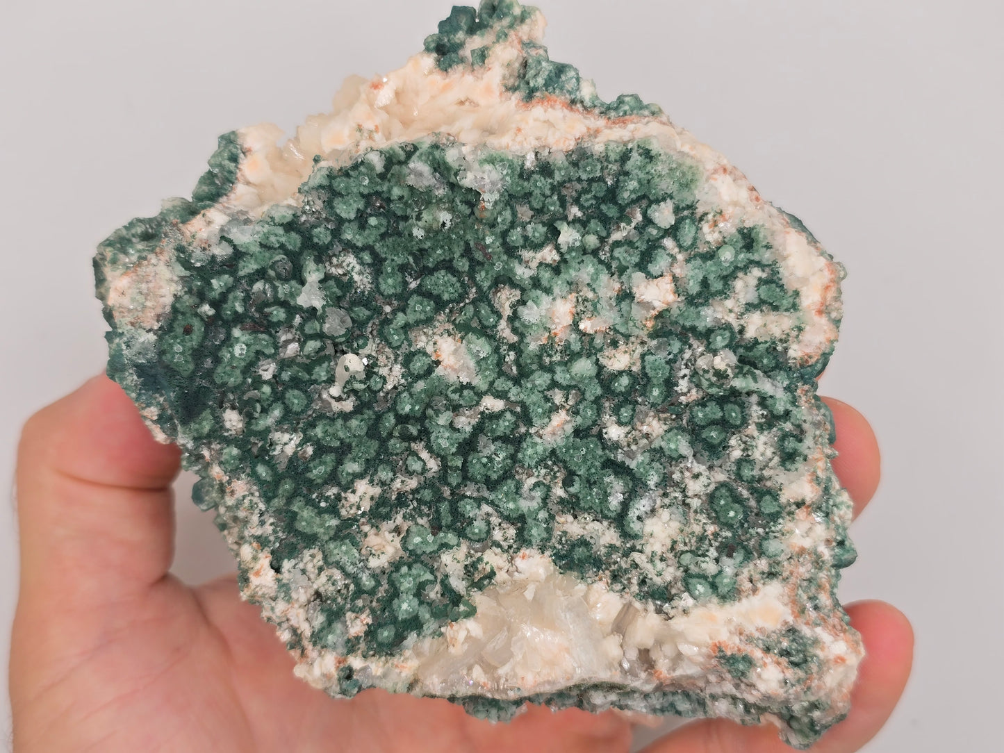 Green Heulandite and Stillbite Cluster || #80