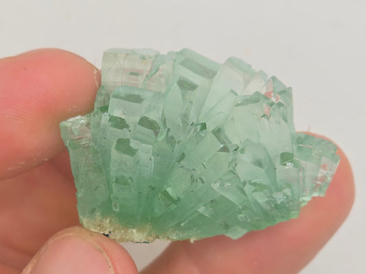Disco Ball Green Apophyllite Cluster || #106