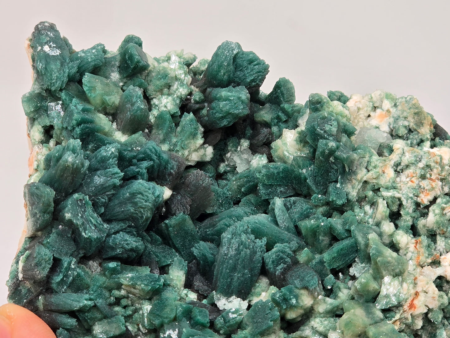 Green Heulandite and Stillbite Cluster Statement Piece || #81