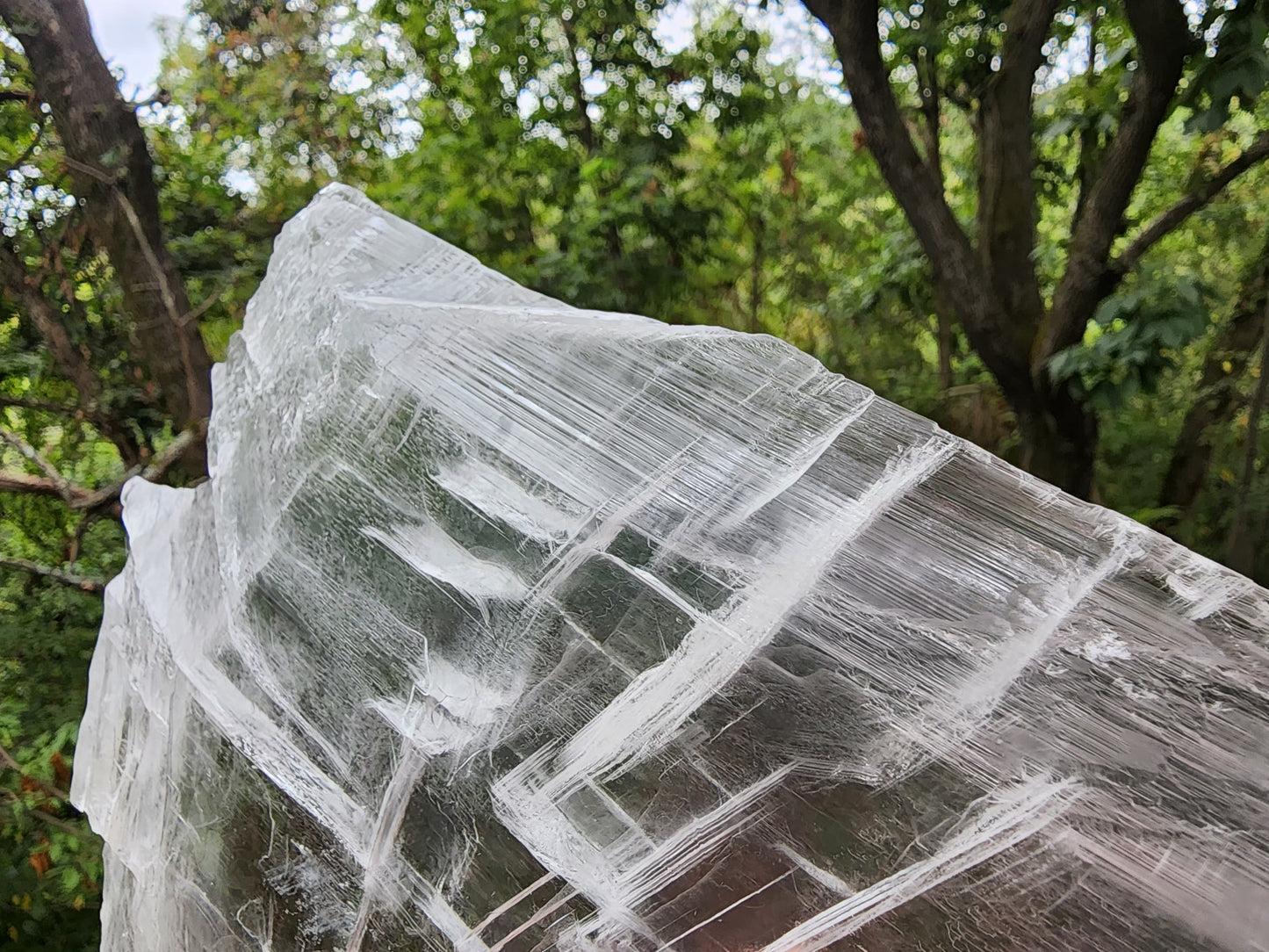 Large True Selenite Crystal Plate