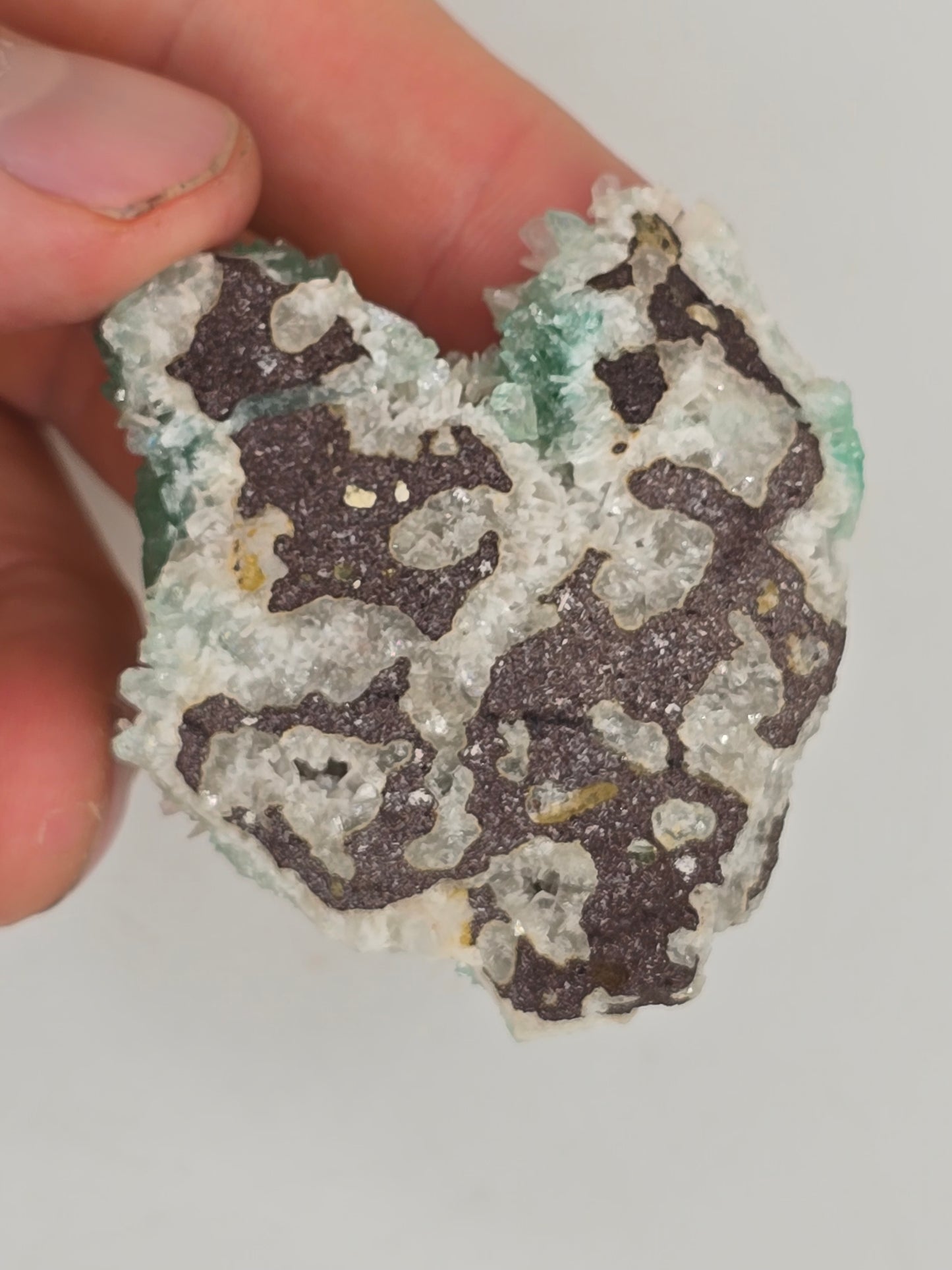 Green Apophyllite Cluster || #108