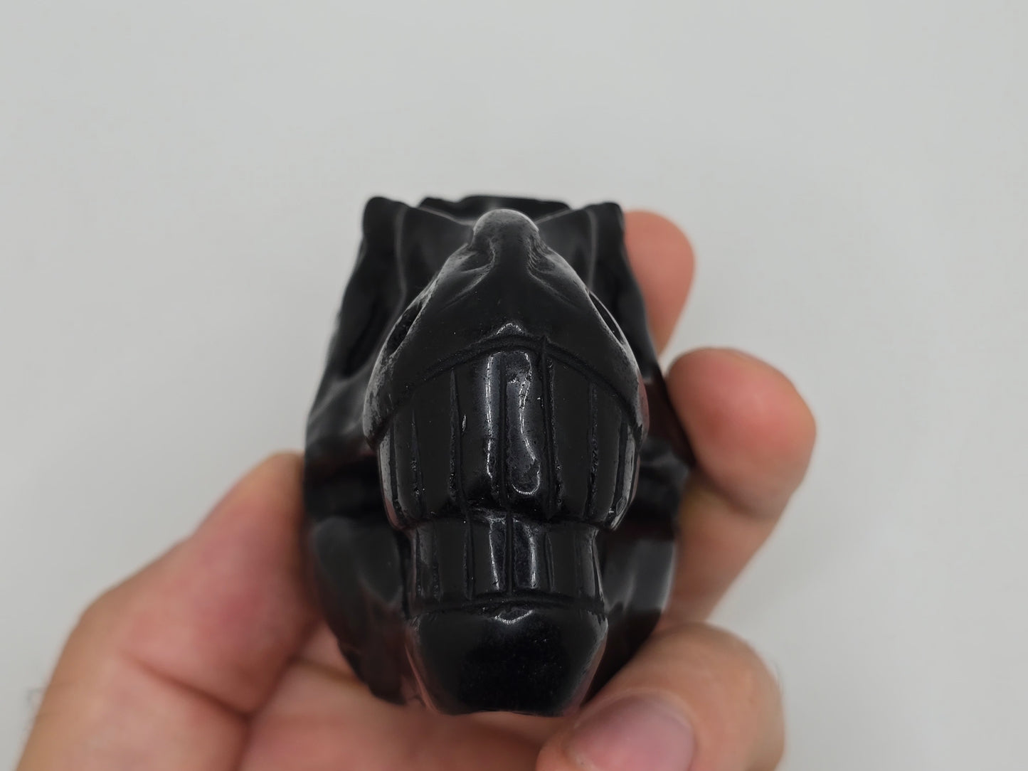 Obsidian T-Rex Skull Carving || Dinosaur Carving || #84