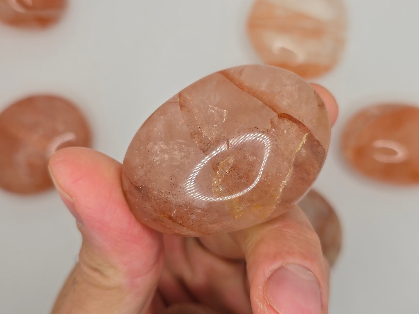 Hematoid Quartz Palmstone
