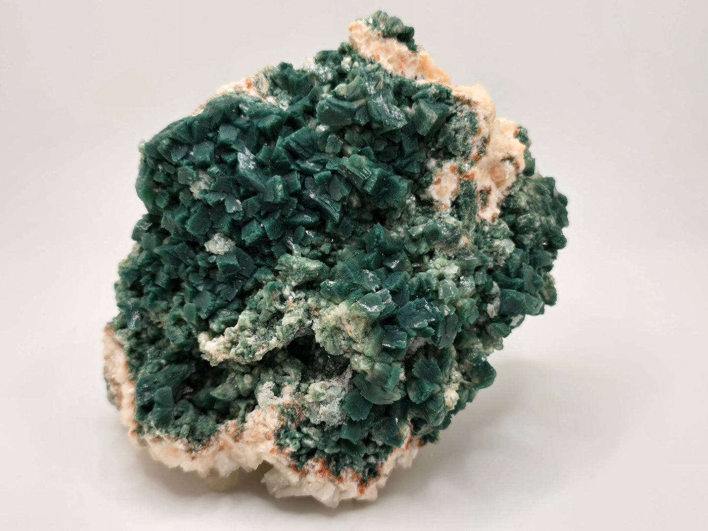 Green Heulandite and Stillbite Cluster || #80