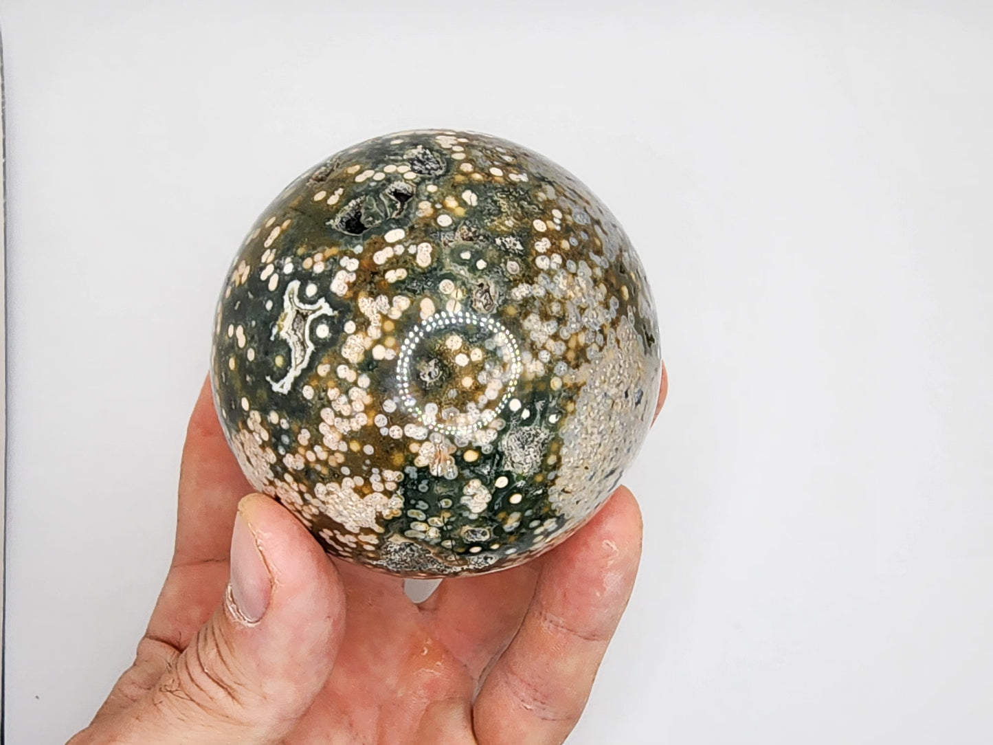 Veinless Ocean Jasper Sphere