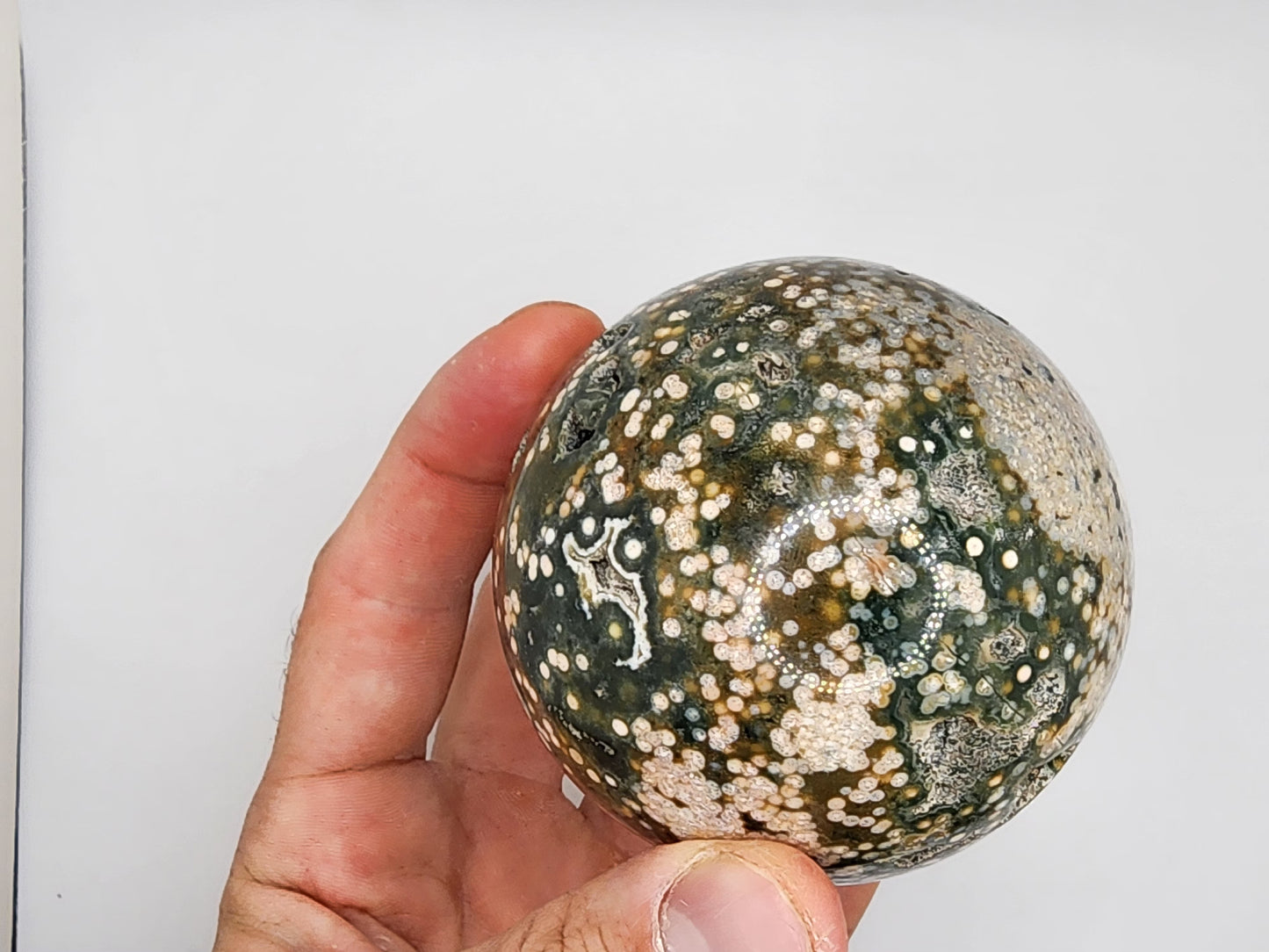 Veinless Ocean Jasper Sphere