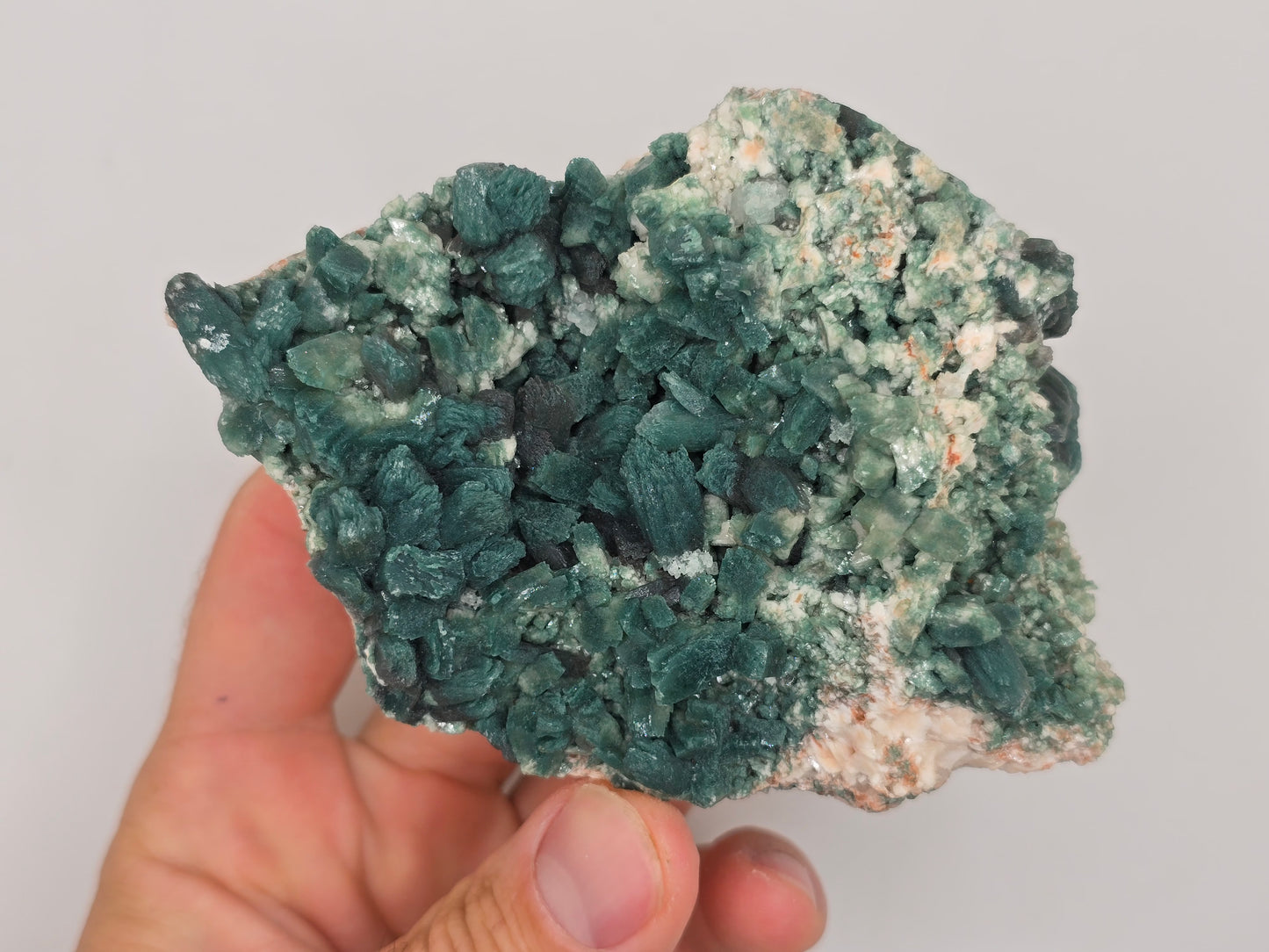 Green Heulandite and Stillbite Cluster Statement Piece || #81