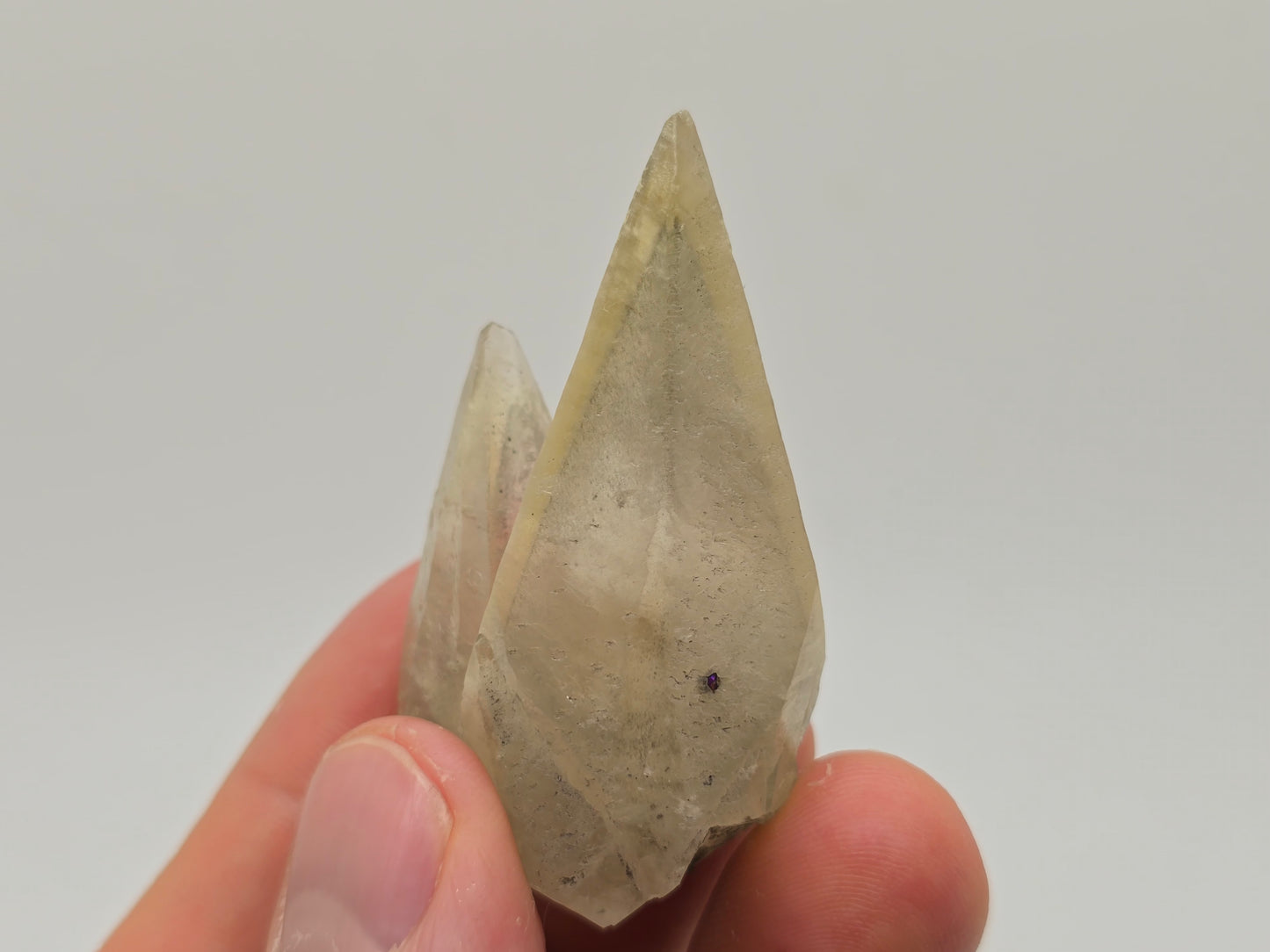 Sweetwater Calcite Point with Chalcopyrite || #100