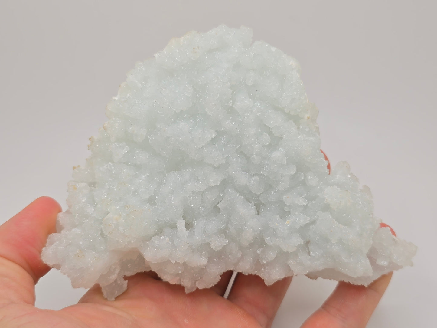 Prehnite After Laumontite Cluster