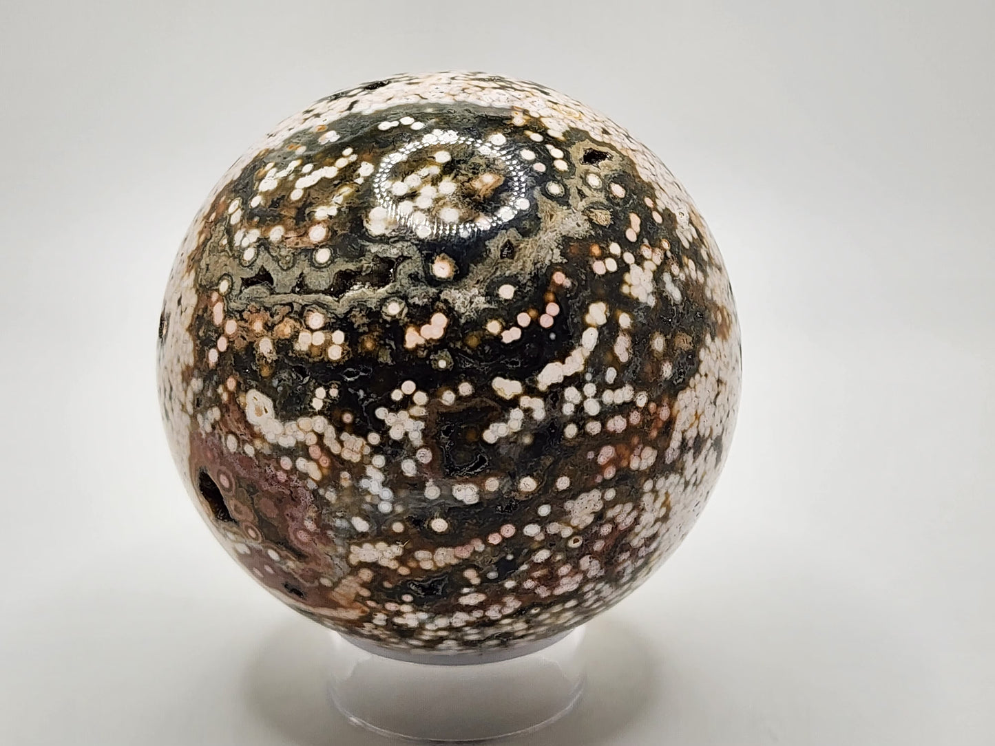 Veinless Ocean Jasper Sphere