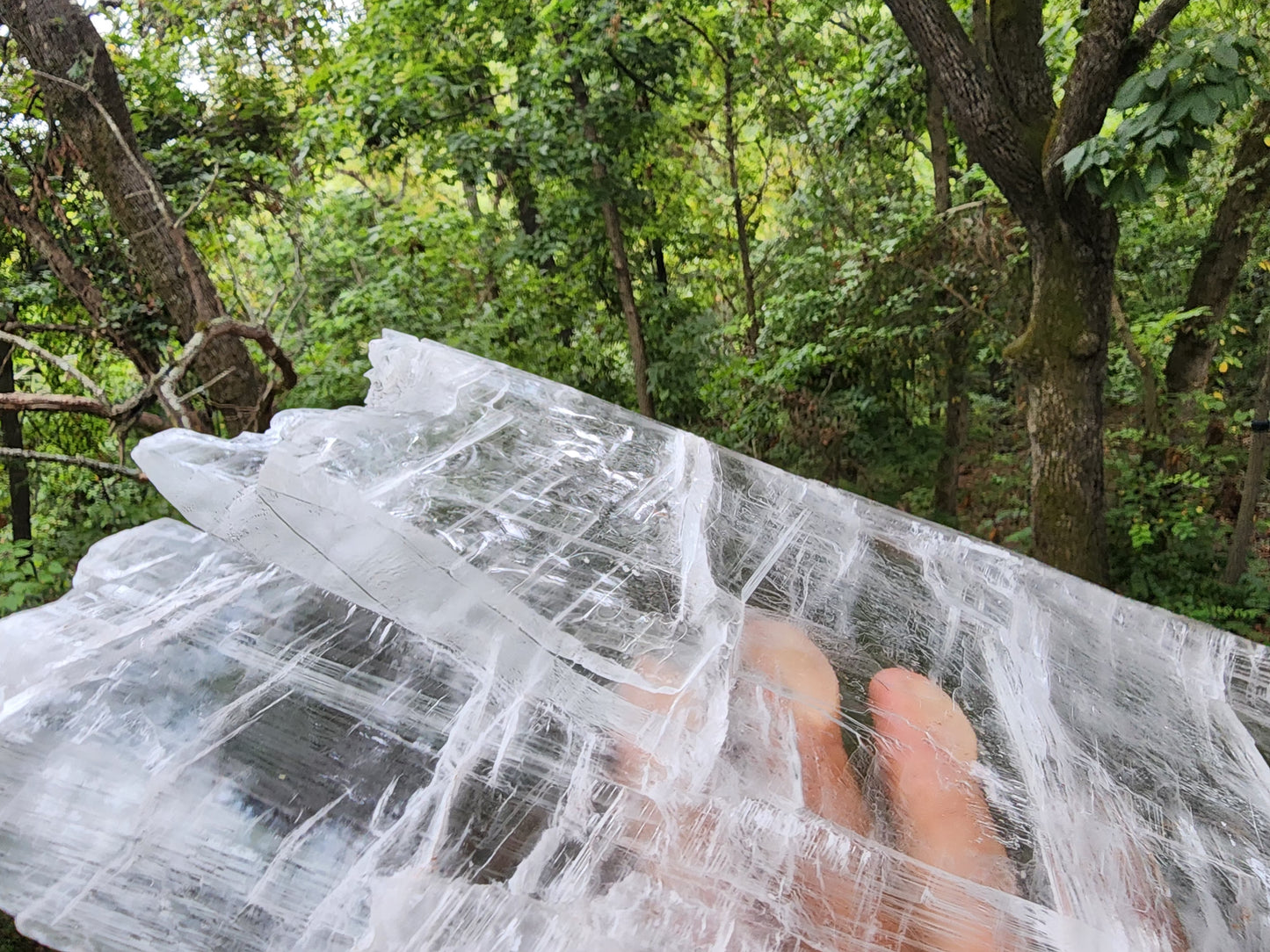 Large True Selenite Crystal Plate