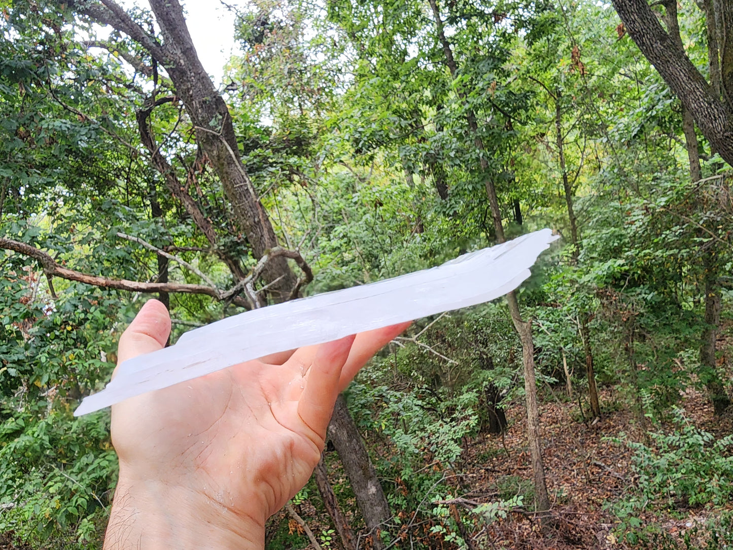 Large True Selenite Crystal Plate