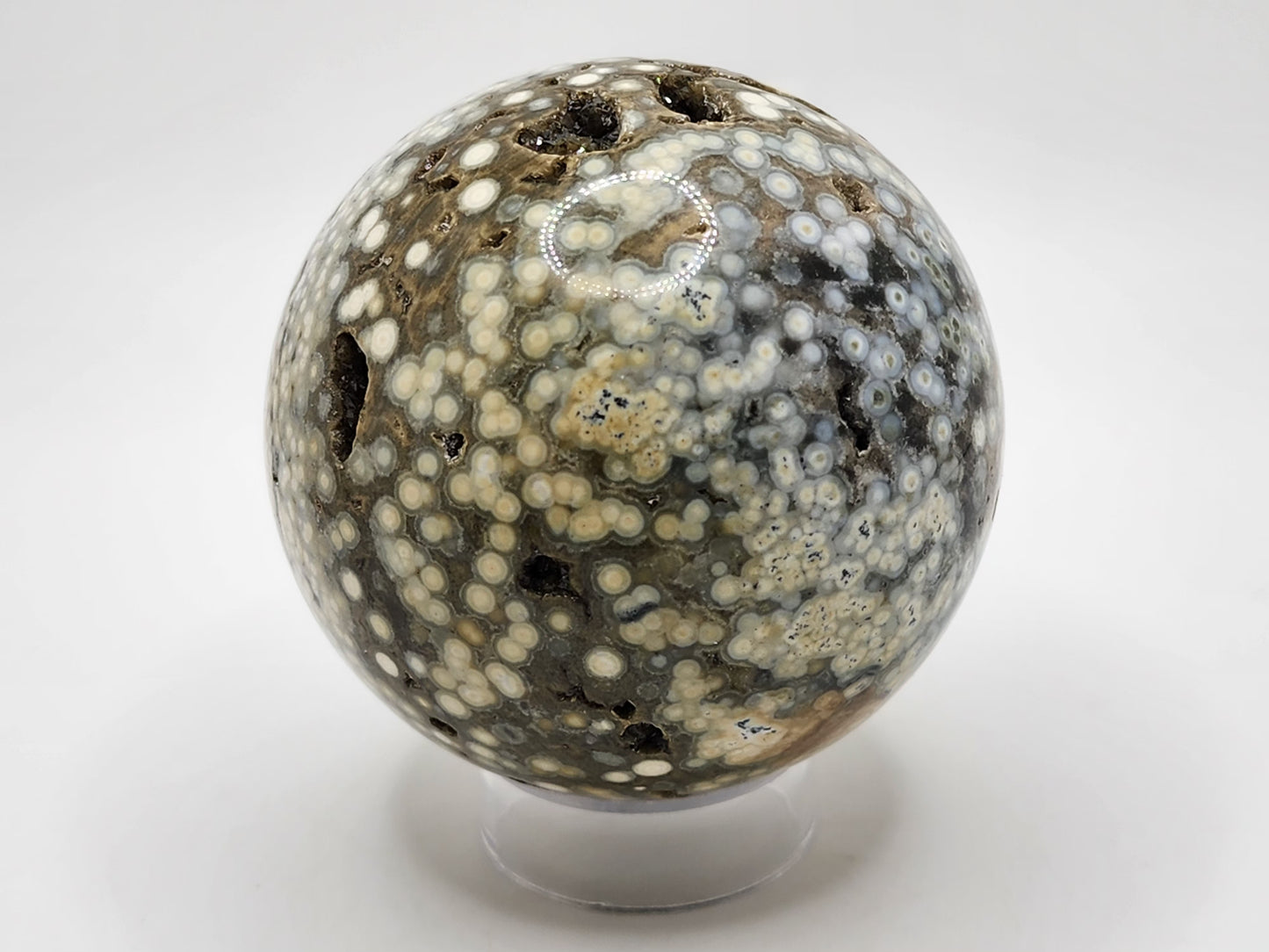 Veinless Ocean Jasper Sphere