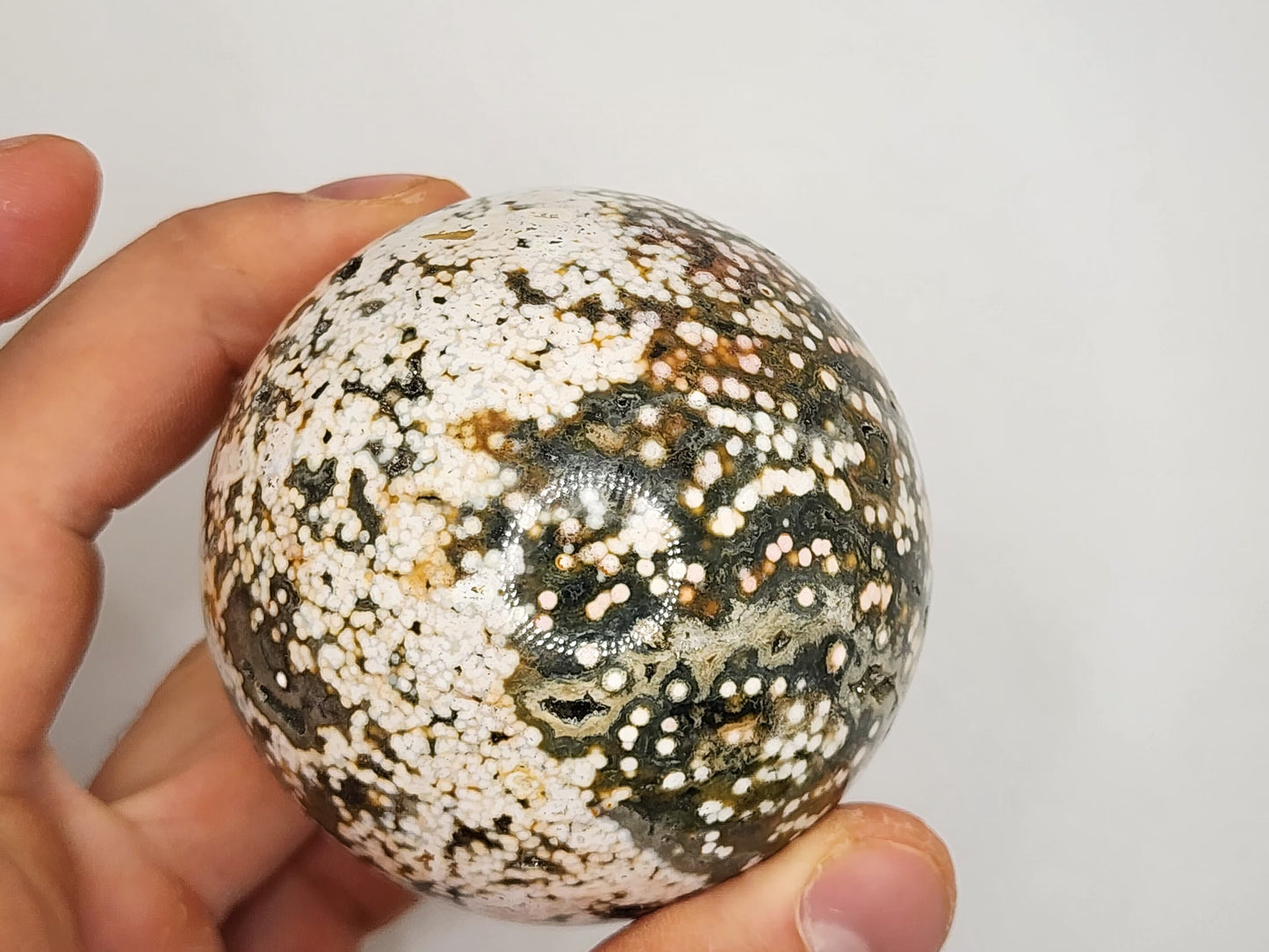 Veinless Ocean Jasper Sphere