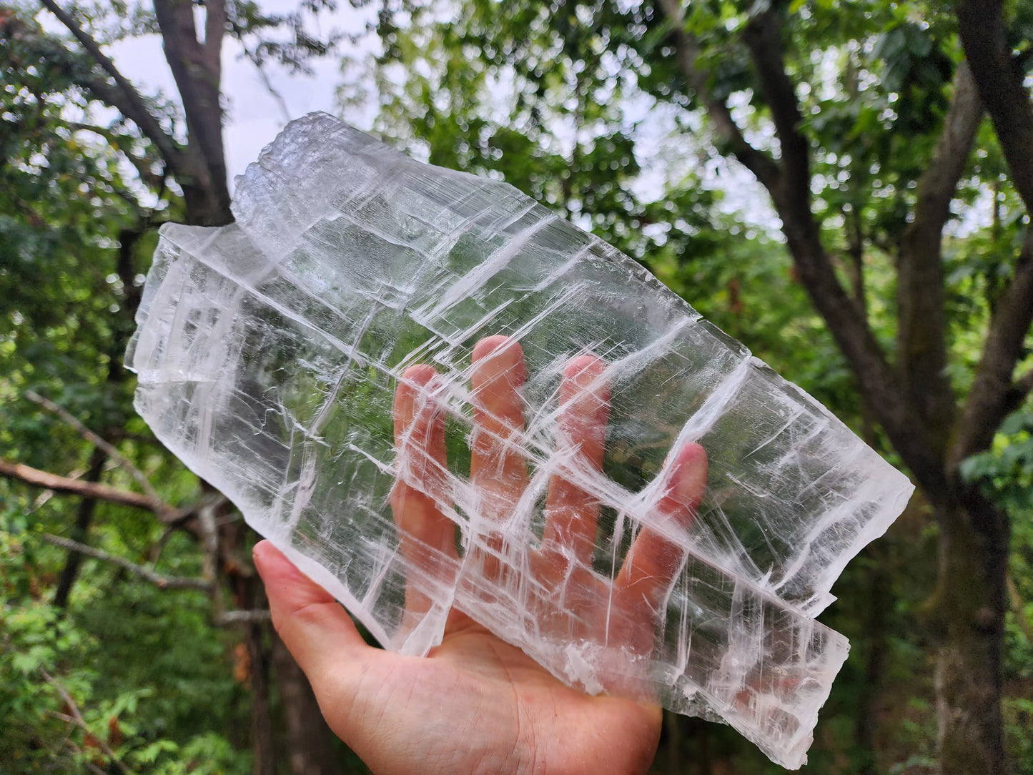 Large True Selenite Crystal Plate