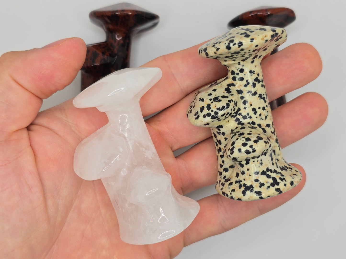 Mushroom Crystal Carving || Pick your stone || High-Quality Crystal Mushrooms