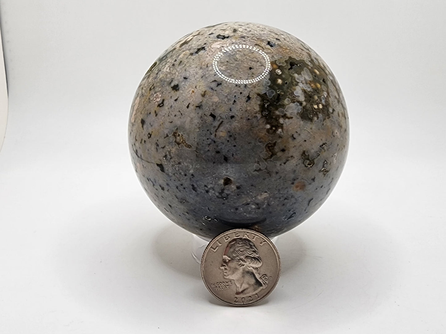 Veinless Ocean Jasper Sphere