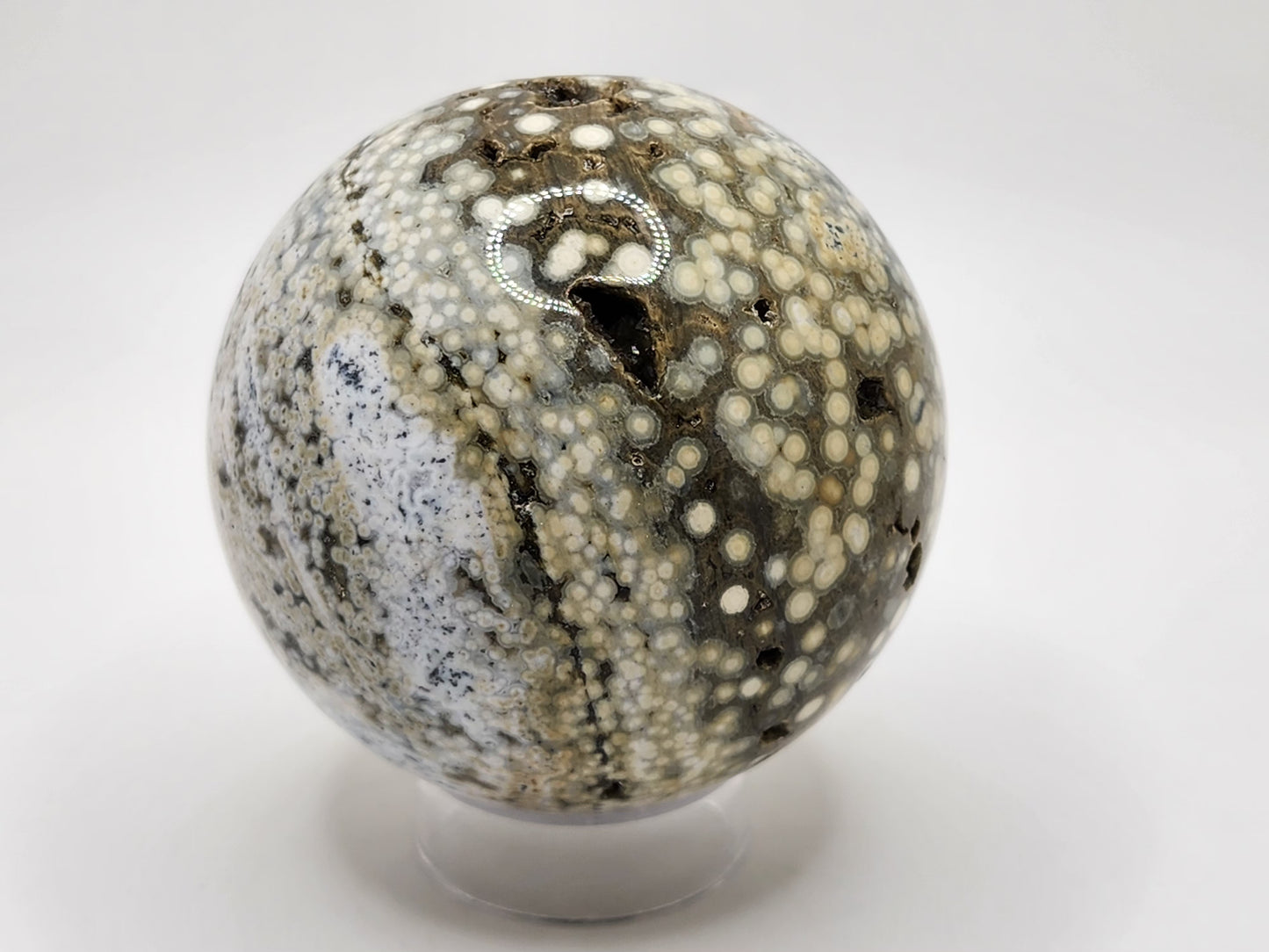 Veinless Ocean Jasper Sphere