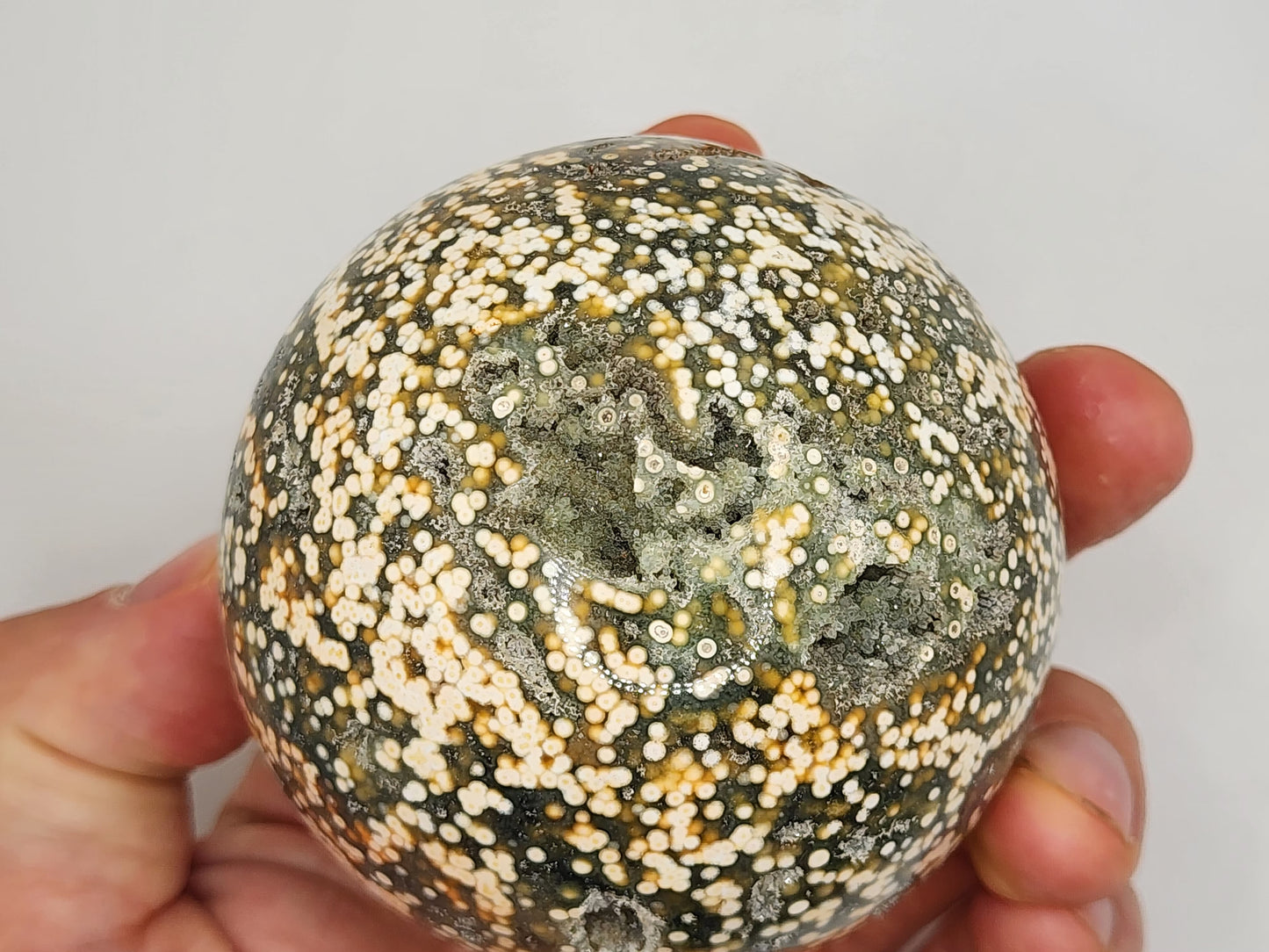 Veinless Ocean Jasper Sphere