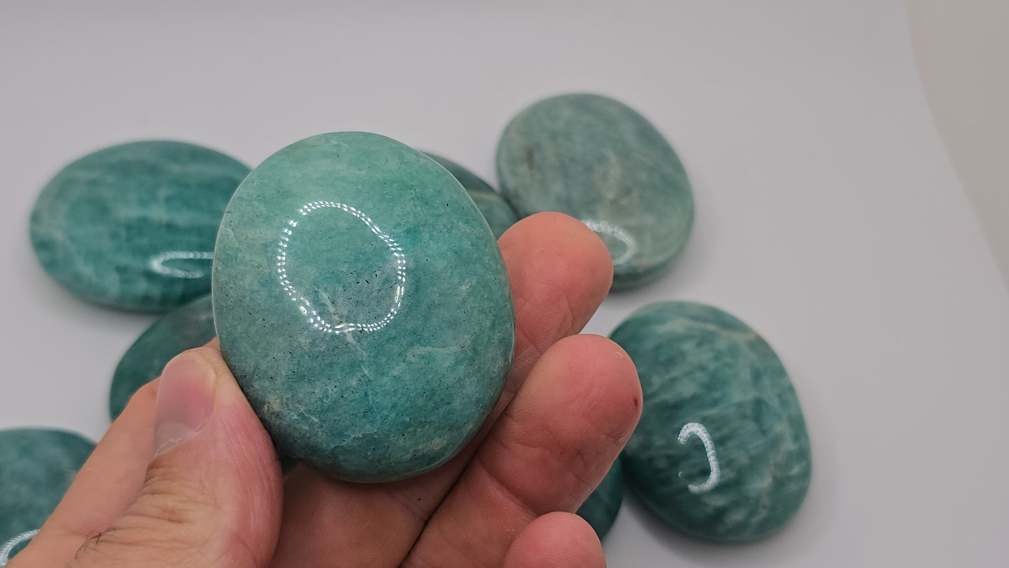 Amazonite Palmstone