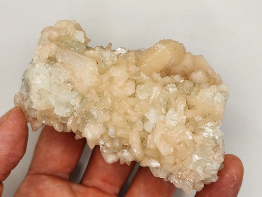 Apophyllite and Stillbite Burr