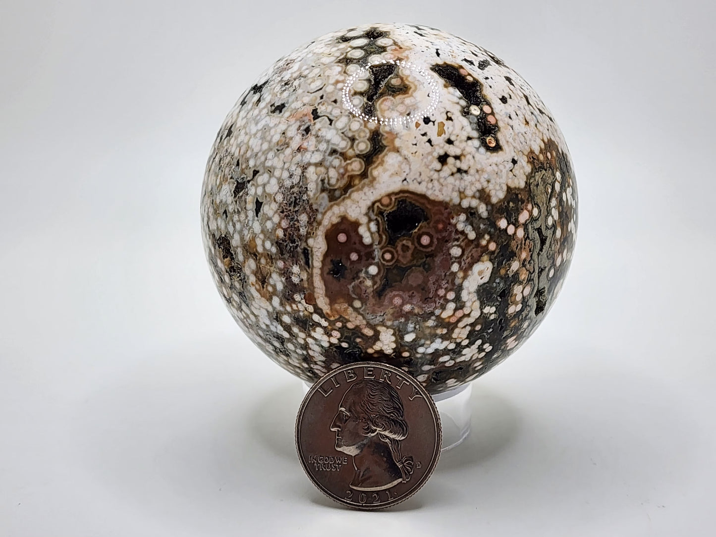 Veinless Ocean Jasper Sphere