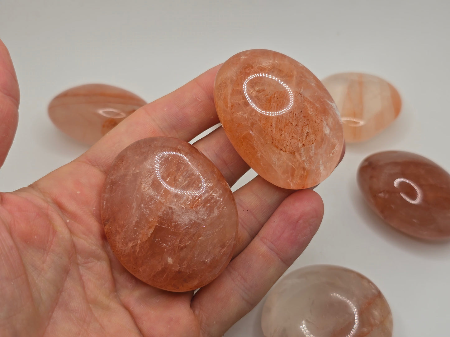 Hematoid Quartz Palmstone