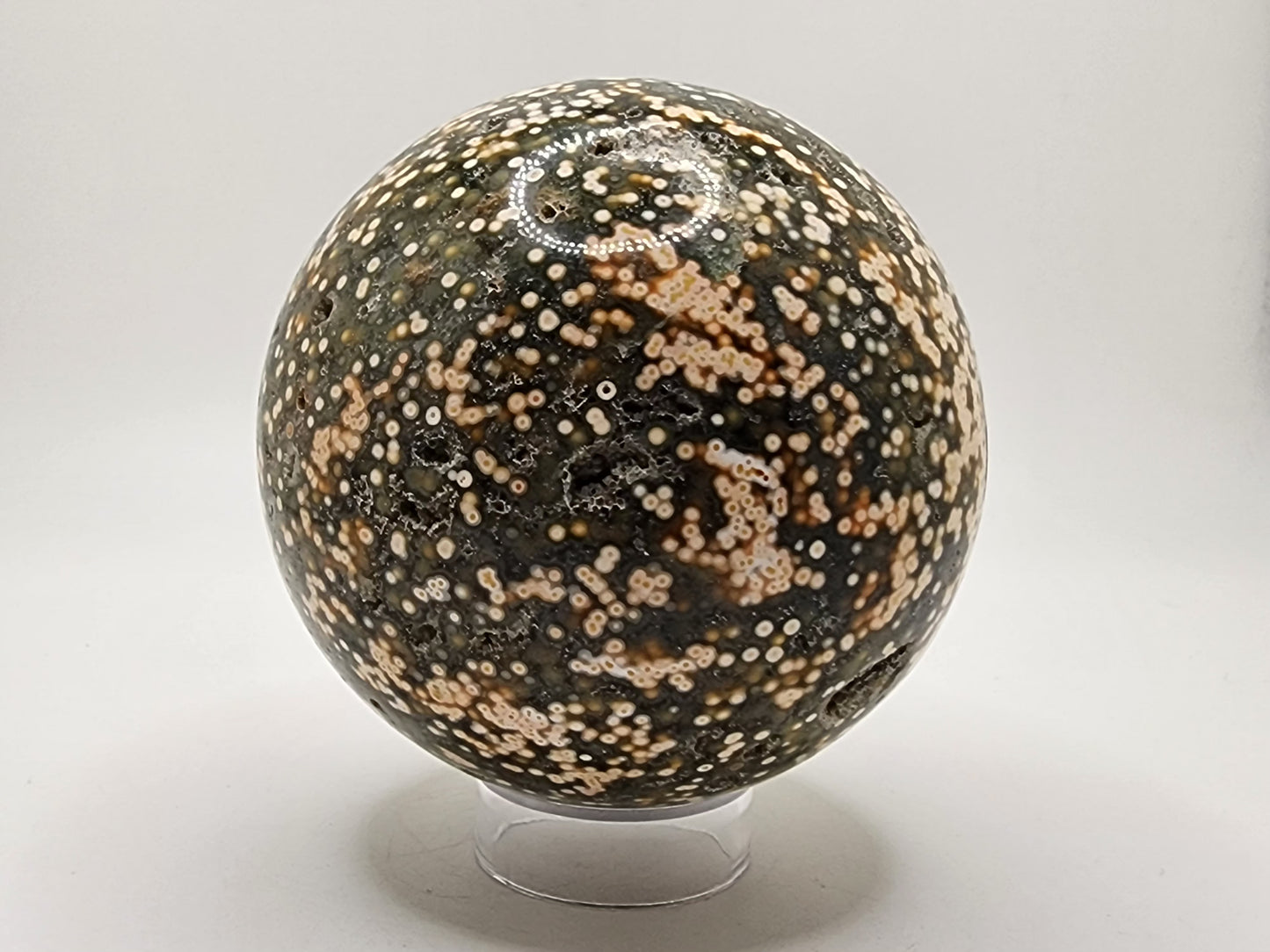 Veinless Ocean Jasper Sphere