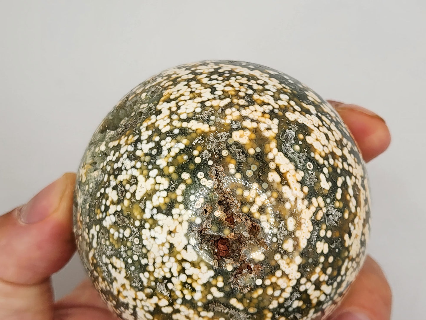 Veinless Ocean Jasper Sphere