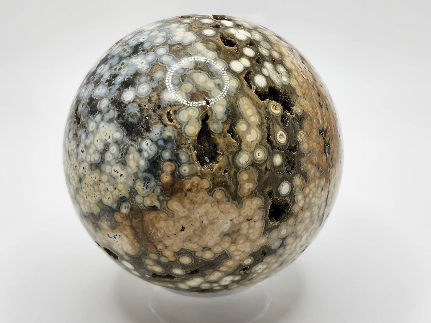 Veinless Ocean Jasper Sphere