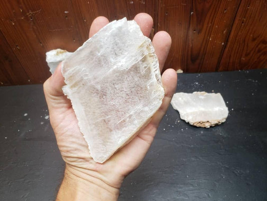 1-1 1/2lb True Selenite  Plates, Selenite Crystal , Utah Selenite Plate ||Stand Alone Charging Plates ||