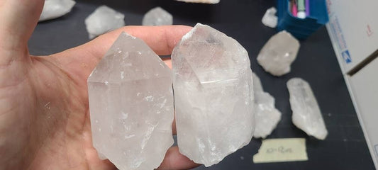 C-B grade - XL Lemurian Quartz Crystal Points || Arkansas Quartz Crystal || Quartz Crystal Wands|| Pick your size