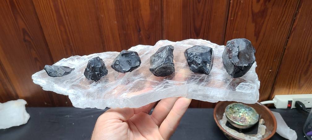 Obsidian Marbles || Naturally Tumbled! ||Grounding Obsidian Stone || Ethically Sourced Utah Obsidian || Choose Your Size