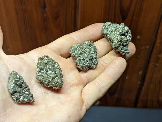 Peruvian Pyrite Crystal Cluster ||Choose Your Size