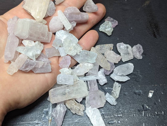 Raw Kunzite- Kunzite Crystals || 1-12g || Choose Your Size