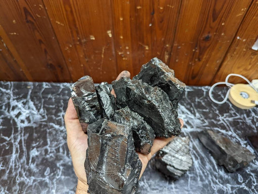 1/2-10kg Raw Elite Shungite Crystal by the KG | 1-10kg  || Columbian Shungite || New Find Raquirite Shungite stone Shungite stone