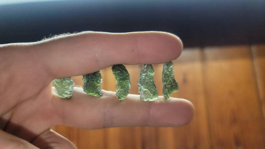 Raw Moldavite || Moldavite Crystals || Choose Your Size .1-2.5g