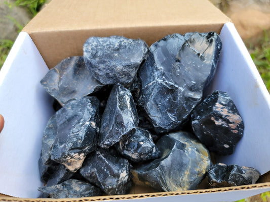 1-20lbs Raw Obsidian Crystal Stone || Choose your weight obsidian