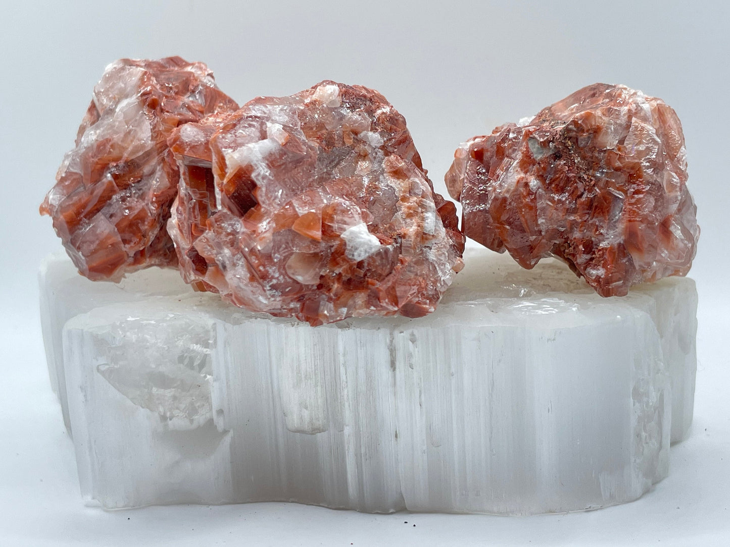 Large Red Calcite Crystal || Red Calcite Stone || Raw Red Calcite || Choose Your Size